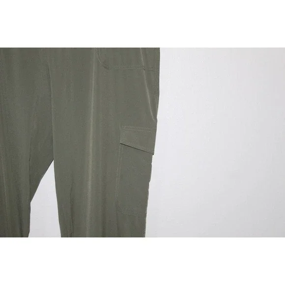 Banana Republic Tie Waist Cargo Jogger Pants Green Women's Size XXL H14705 - Picture 4 of 15